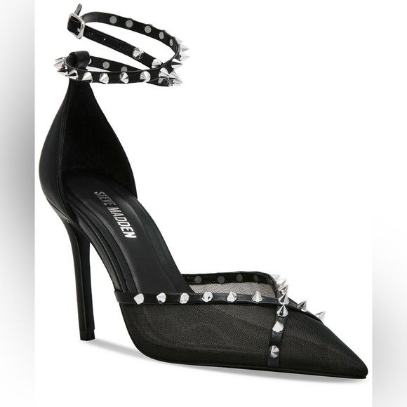 Steve Madden Shoes - 💋 Steve Madden Lupton Mesh Pointed-Toe Pumps, Black, Size 9.5